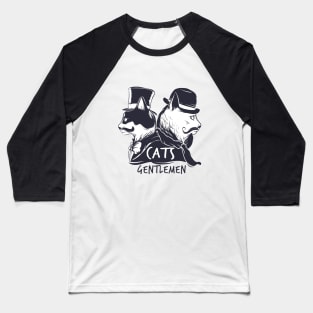 Gentleman duo cats Baseball T-Shirt